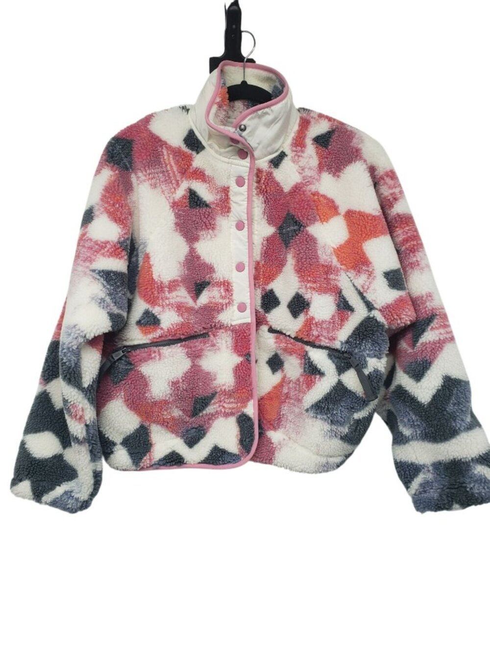 Free People FP Movement Hit the Slopes Mystic Meadow Fleece Sherpa Jacket S - Picture 2 of 16